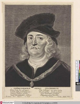 [Effigies Paracelsi Medici Celeberrimi; Paracelsus, Theophrastus]