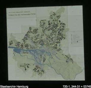 Entwurf für den Aufbauplan 1958