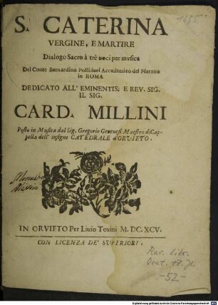 S. Caterina Vergine, e Martire
