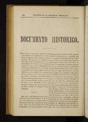 Documento historico.