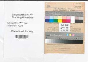 Entnazifizierung Ludwig Womelsdorf , geb. 14.04.1885 (Geschaeftsfuehrer)