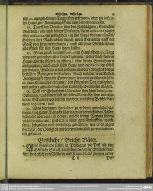 Geistliche, Beicht-Väter