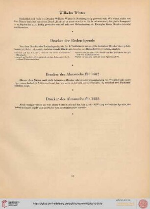 Drucker des Almanachs für 1482