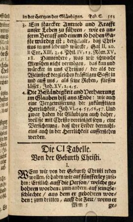 553-564, Die CI. - CII. Tabelle
