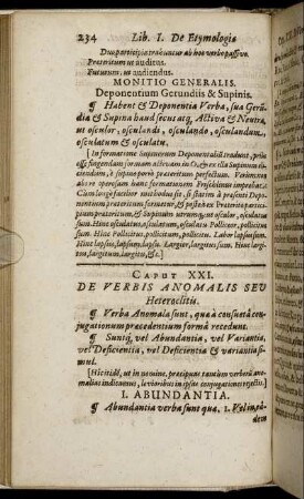 Caput XXI. De Verbis Anomalis Seu Heteroclitis.