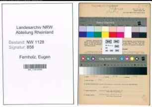 Entnazifizierung Eugen Fernholz , geb. 20.12.1920 (Polizist)