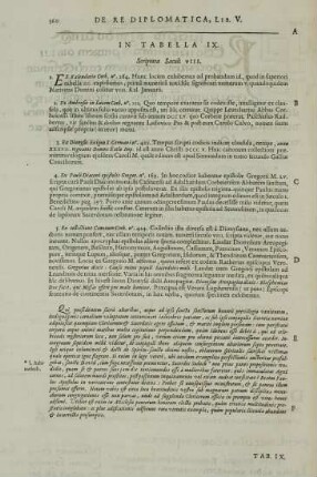 In Tabella IX. Scripturae Saeculi VIII.