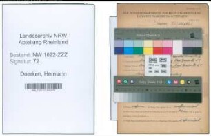 Entnazifizierung Hermann Doerken , geb. 14.06.1884 (Kaufmann)