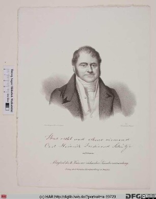 Bildnis Carl Heinrich Ferdinand Schütze