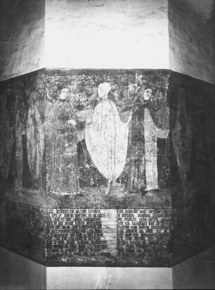Berlin, Totentanz, Wandmalerei im nördlichen Teil der Vorhalle von St. Marien (Berlin-Mitte)