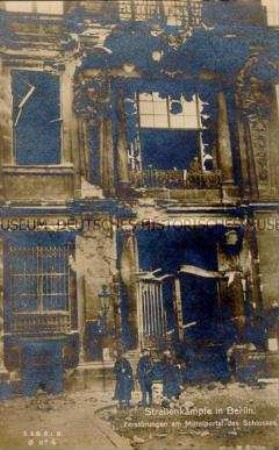 Das beschädigte Berliner Schloss