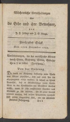 Funfzigstes Stück
