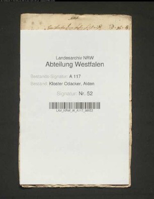 Einkleidung der Maria Agnes Grone als Klosterjungfer.