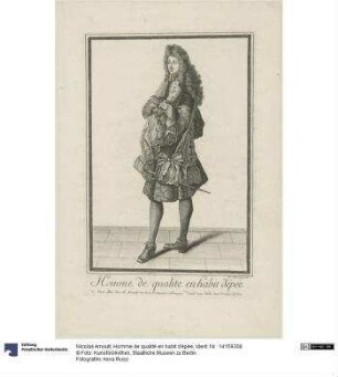 Homme de qualité en habit d'épée