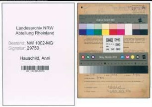 Entnazifizierung Anni Hauschild , geb. 24.07.1912 ()