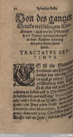 TRACTATUS SEPTIMUS.