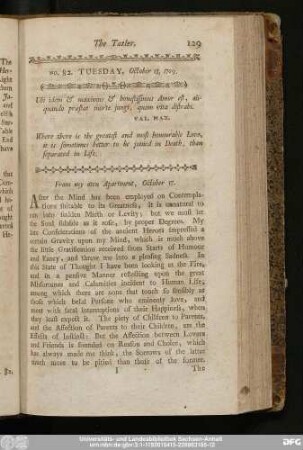 No. 82. Tuesday, October 18, 1709.