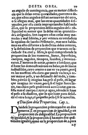 Diuision dela Proporcion. Cap. 2.