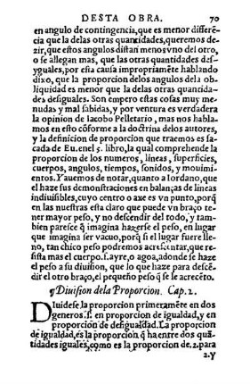 Diuision dela Proporcion. Cap. 2.