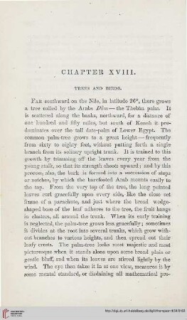Chapter XVIII: Trees and birds