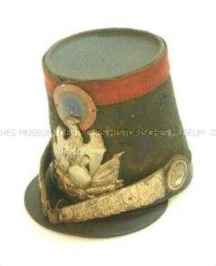Tschako Modell 1837 für Mannschaften, Nationalgarde Grenadiere, Frankreich