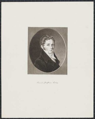 Icones Professorum Marpurgensium — Bildnis des Samuel Christian Lucae (1787-1821)