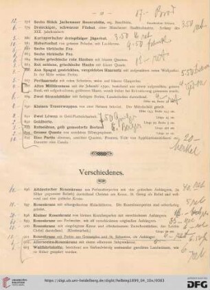 Verschiedenes (Nr. 896-937)