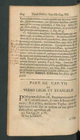 Cap. VII. De Verbo Legis Et Evangelii