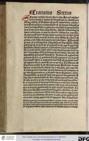 Sequitur de fallacia secundum non causam ut causam, ad cuius evidentiam sciendum quod duplex est syllogismus...