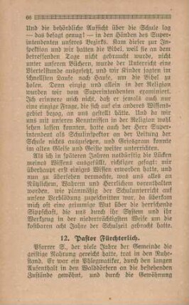 12. Pastor Fürchterlich