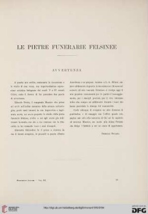 20: Le pietre funerarie felsinee