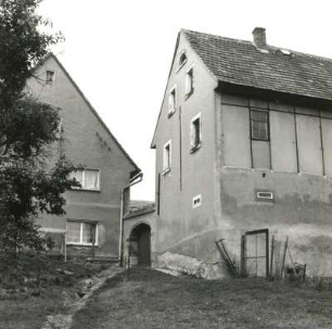 Dresden-Strehlen, Dohnaer Straße 23, 25 und 27. Wohnhäuser (um 1800). Straßenansicht