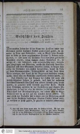 Geschichte von Hessen