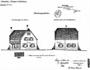 Erzingen (Baden): Empfangsgebäude Ansichten