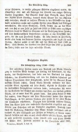 Dreizehntes Kapitel. Der siebenjährige Krieg (1756 - 1763)
