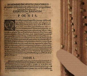 Exercitium iur. de poenis