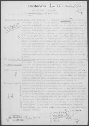 Machtolsheim: Inspektionsbericht 1963