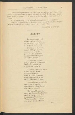 Leyenda : [Poesía]