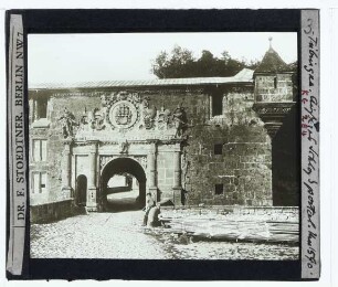 Tübingen, Schloss Hohentübingen : Äußeres Burgtor
