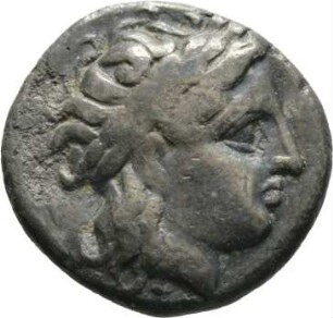 Münze, 1/2 Drachme (Hemidrachme), 4.Jhd. v. Chr.
