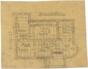 Billing, Hermann; Diedesheim - Neckarelz; Portland - Zementwerke - Grundriss Keller