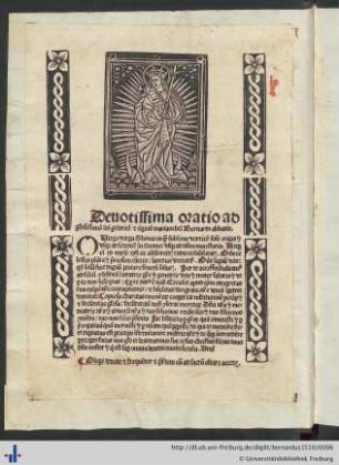 Devotissima oratio ad gloriosissimam dei genitricem et virginem mariam beati Bernardi abbatis
