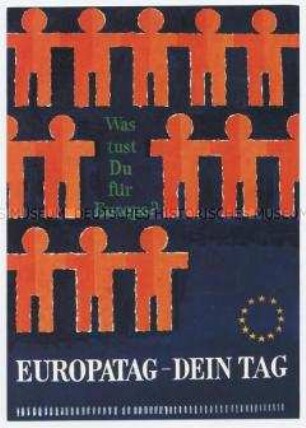 Werbepostkarte zur Wahl zum Europaparlament am 10. Juni 1979