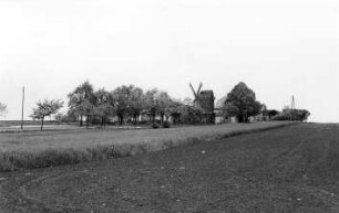Wolmirstedt. Auerbachs Mühle, Bockmühle, Baujahr 1842