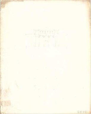 Speeth, Ferdinand; Badehaus - Grundriss, Ansicht