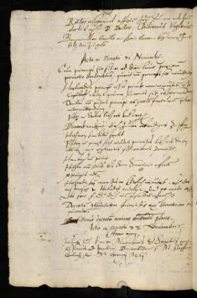 Winterhalbjahr 1579/1580. Rektorat Kilian Vogler