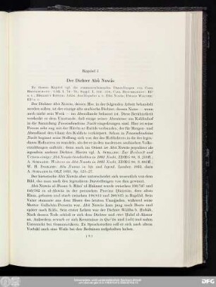 Kapitel 1 Der Dichter Abū Nuwās