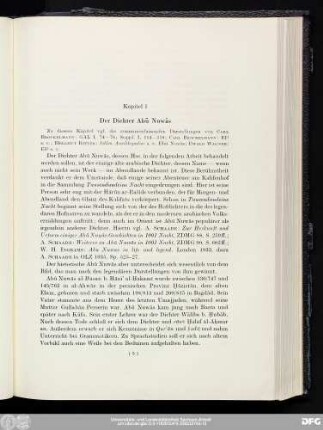 Kapitel 1 Der Dichter Abū Nuwās