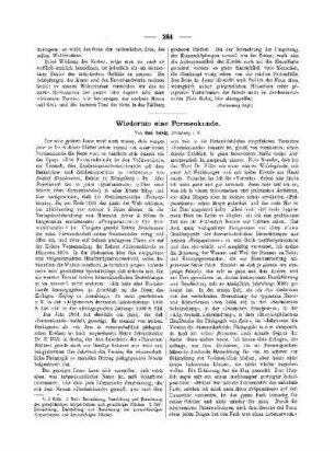 Wiederum eine Formenkunde