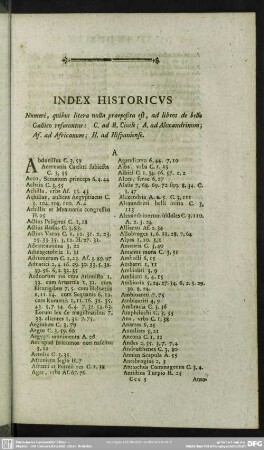 Index Historicus
